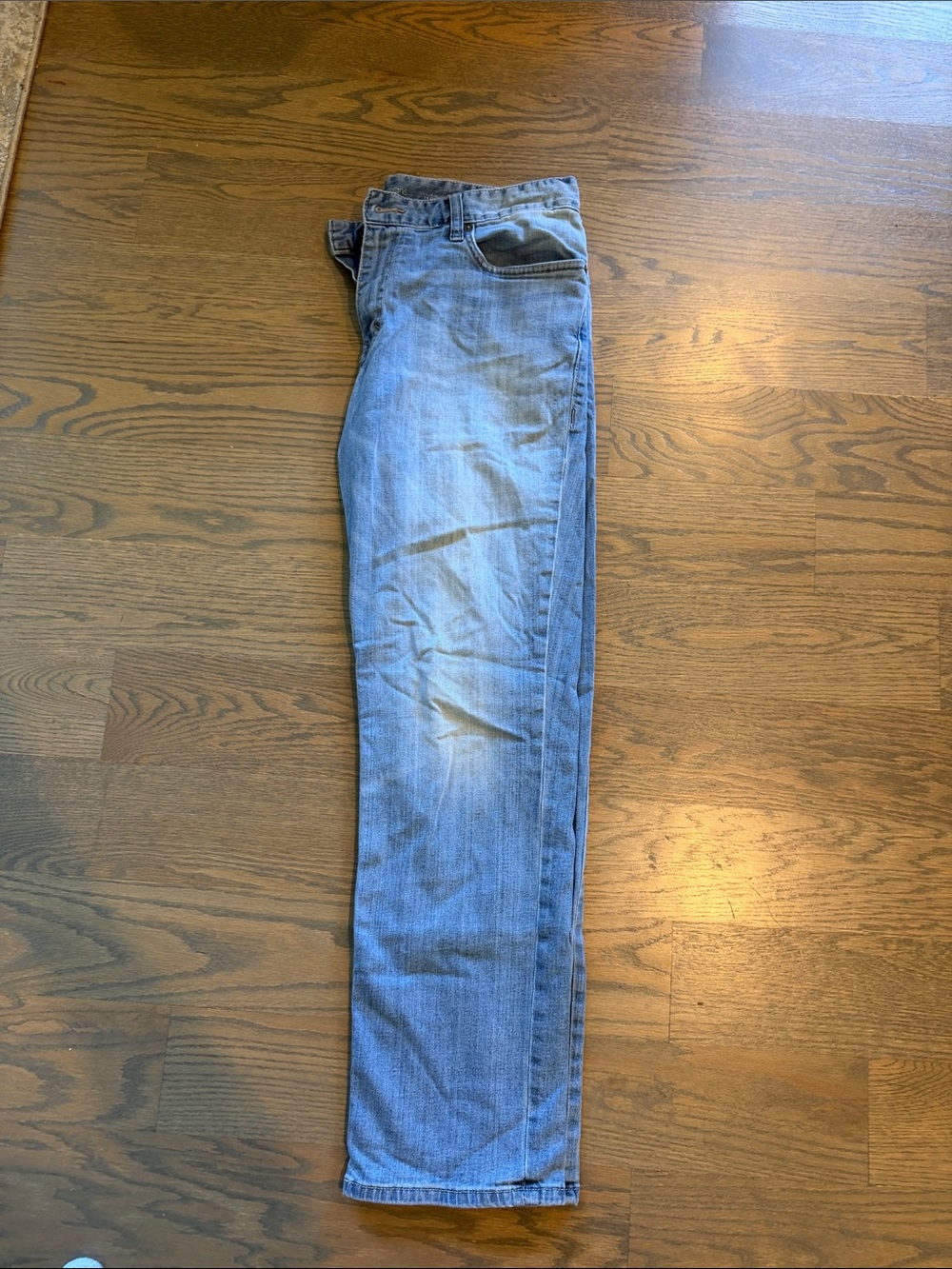 Calvin Klein Jeans Men's Light Blue Slim Straight Jeans